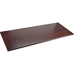 Lorell Relevance Series Tabletop Rectangle Top - Contemporary Style - Height Adjustable - 72" Table Top Width x 30" Table Top Depth x 1" Table Top Thickness - Conferencing - Assembly Required - Mahogany, Laminated - 1 Each (LLR34405)