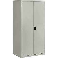 Lorell Fortress Series Storage Cabinet 36" Width x 24" Depth x 72" Height - 5 x Shelf(ves) - Hinged Door(s) - Sturdy, Recessed Locking Handle, Removable Lock, Durable, Storage Space - Light Gray - Powder Coated - Steel - Recycled - 1 Each (LLR34411) Lorell Fortress Series Storage Cabinet 36" Width x 24" Depth x 72" Height - 5 x Shelf(ves) - Hinged Door(s) - Sturdy, Recessed Locking Handle, Removable Lock, Durable, Storage Space - Light Gray - Powder Coated - Steel - Recycled - 1 Each (LLR34411)