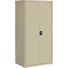 Lorell Fortress Series Storage Cabinet 36" Width x 24" Depth x 72" Height - 5 x Shelf(ves) - Hinged Door(s) - Sturdy, Recessed Locking Handle, Removable Lock, Durable, Storage Space - Putty - Powder Coated - Steel - Recycled - 1 Each (LLR34412) Lorell Fortress Series Storage Cabinet 36" Width x 24" Depth x 72" Height - 5 x Shelf(ves) - Hinged Door(s) - Sturdy, Recessed Locking Handle, Removable Lock, Durable, Storage Space - Putty - Powder Coated - Steel - Recycled - 1 Each (LLR34412)