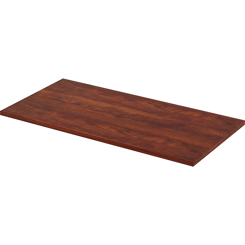 Lorell Training Tabletop Cherry Rectangle, Laminated Top - 48" Table Top Length x 24" Table Top Width x 1" Table Top Thickness - Assembly Required - 1 Each (LLR59637)