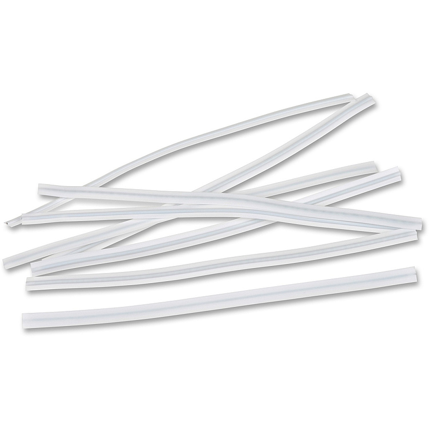 Tatco Reusable Vinyl Twist Ties 6" Length - White - Vinyl, Metal - 2000 / Pack (51064)