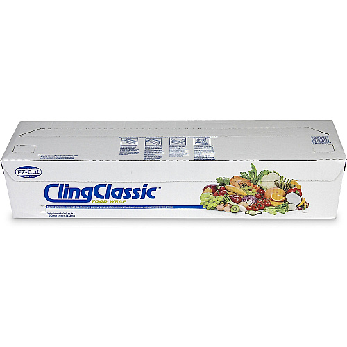 Berry Cling Classic Food Wrap 24" Width x 2000 ft Length - Dispenser - Plastic - Clear - 1 Carton (30550000)