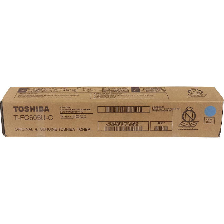 Toshiba TFC505UC Cyan Toner Cartridge