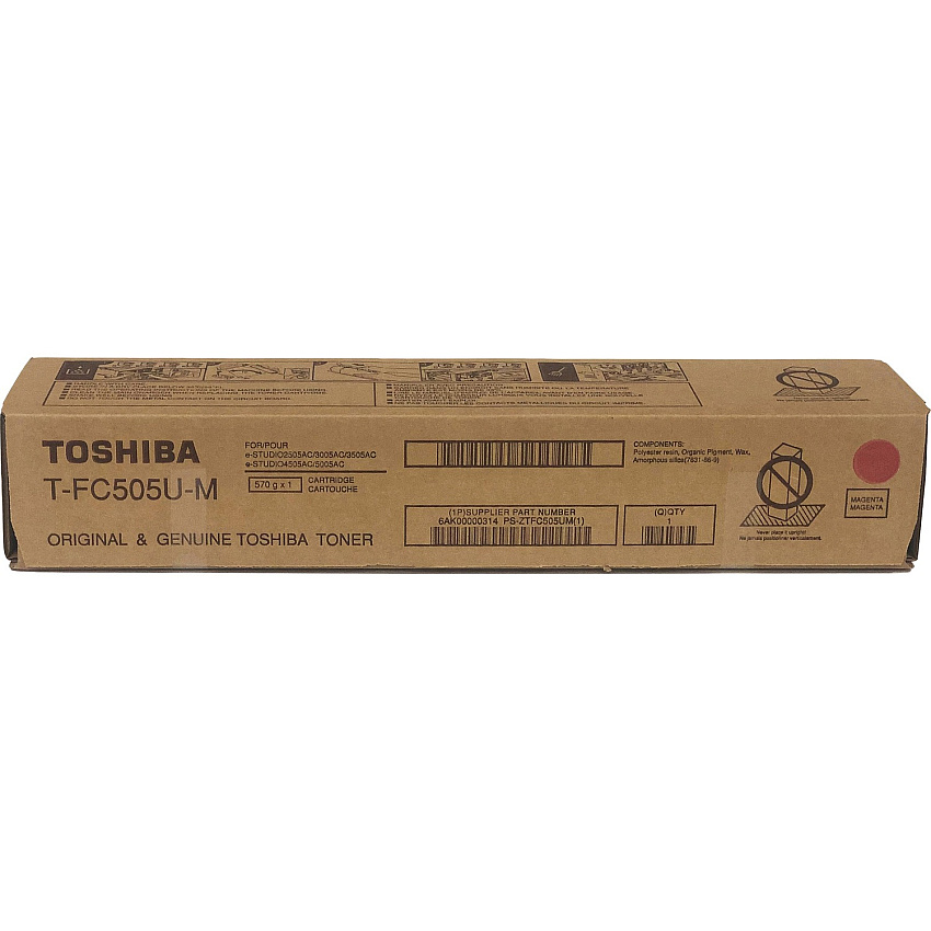 Toshiba TFC505UM MagentaToner Cartridge