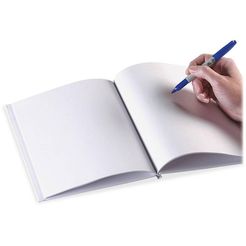 Ashley Portrait Hardcover Blank Pages Book (10705)