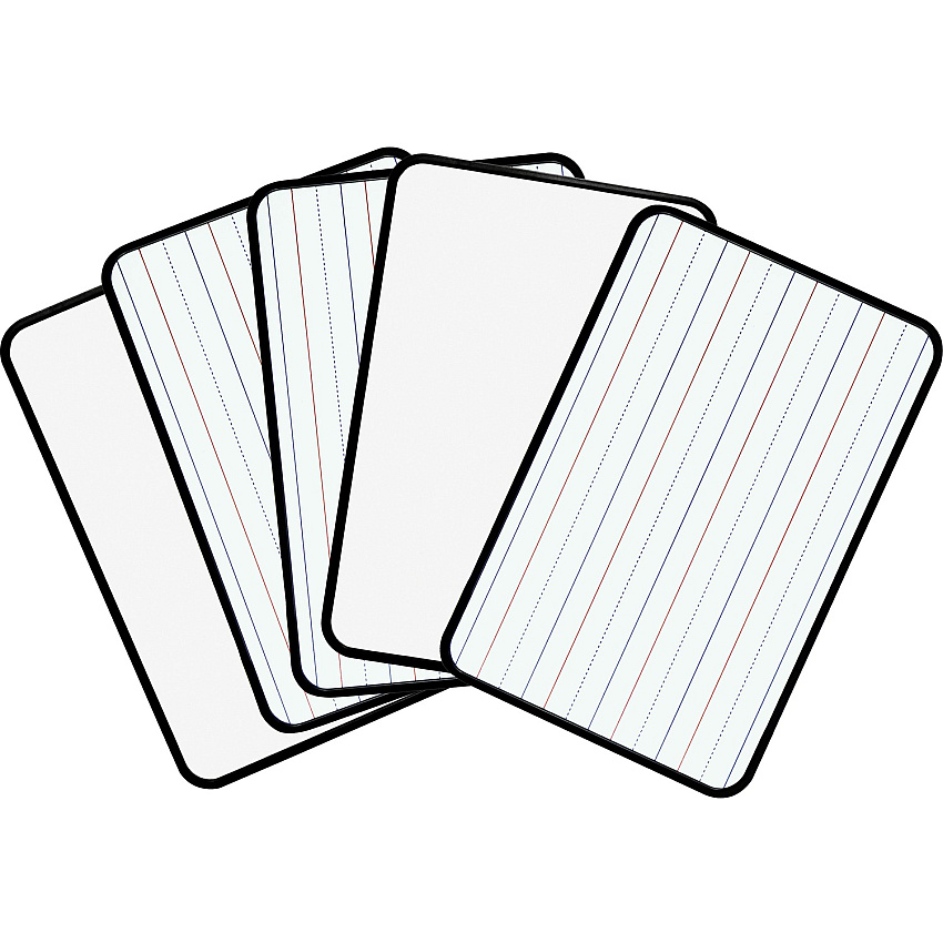 Sparco Dry-erase Lap Boards 11" (0.9 ft) Width x 8" (0.7 ft) Height - White Surface - Plastic Frame - Rectangle - Magnetic - 1 Box (99818)