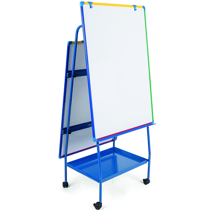 MasterVision Magnetic AdjustableDoublee-sided Easel White Surface - Rectangle - Magnetic - Assembly Required - 1 Each (EA49145026)