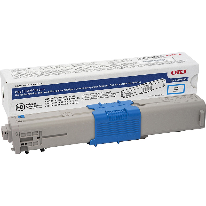 Oki 46508703 Cyan Toner Cartridge
