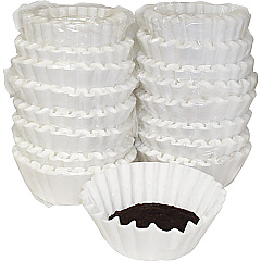Melitta Basket-style Coffeemaker Coffee Filters Heavyweight, Tear Resistant, Disposable - 800 / Carton - White (620014)