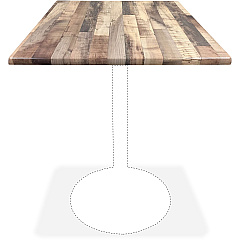 Holland Bar Stools Utility Table Top (OD36SRUSTIC)
