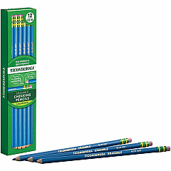 Ticonderoga Pre-Sharpened Erasable Checking Pencils Blue Lead - HB - 1 Dozen/Box - 6 / Carton (14209CT) Ticonderoga Pre-Sharpened Erasable Checking Pencils Blue Lead - HB - 1 Dozen/Box - 6 / Carton (14209CT)