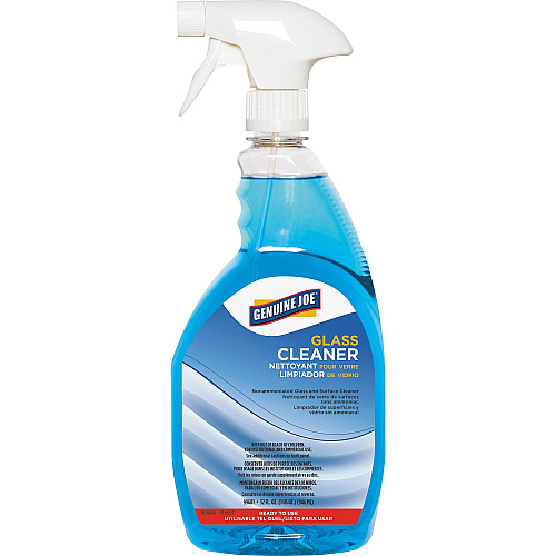 Genuine Joe Non-Ammoniated Glass Cleaner For Glass, Multi Surface - Ready-To-Use - Spray - 32 fl oz (1 quart) - Recommended For: Residue Remover, Fingerprint Remover, Smudge Remover, Soil Remover, Odor Remover - Non Ammoniated, Non-streaking, E (GJO99681)