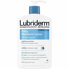 Lubriderm Daily Moisture Lotion Lotion - 16 fl oz - For Dry Skin - Applicable on Body, Face - Skin - Moisturising, Lightweight, Absorbs Quickly, Paraben-free, Phthalates-free, Dye-free - 1 Each (48305) Lubriderm Daily Moisture Lotion Lotion - 16 fl oz - For Dry Skin - Applicable on Body, Face - Skin - Moisturising, Lightweight, Absorbs Quickly, Paraben-free, Phthalates-free, Dye-free - 1 Each (48305)