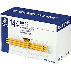 Staedtler No. 2 Woodcased Pencils - FSC 100% 2HB - Yellow Wood Barrel - 144 / Box (13247C144ATH) Staedtler No. 2 Woodcased Pencils - FSC 100% 2HB - Yellow Wood Barrel - 144 / Box (13247C144ATH)