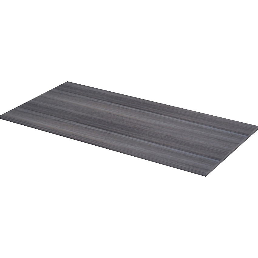 Lorell Relevance Series Tabletop 59.9" Width x 29.5" Depth x 1" Thickness Table Top - Straight Edge - Finish: Charcoal, Laminate - Edge Banding - 1 Each (LLR16201)
