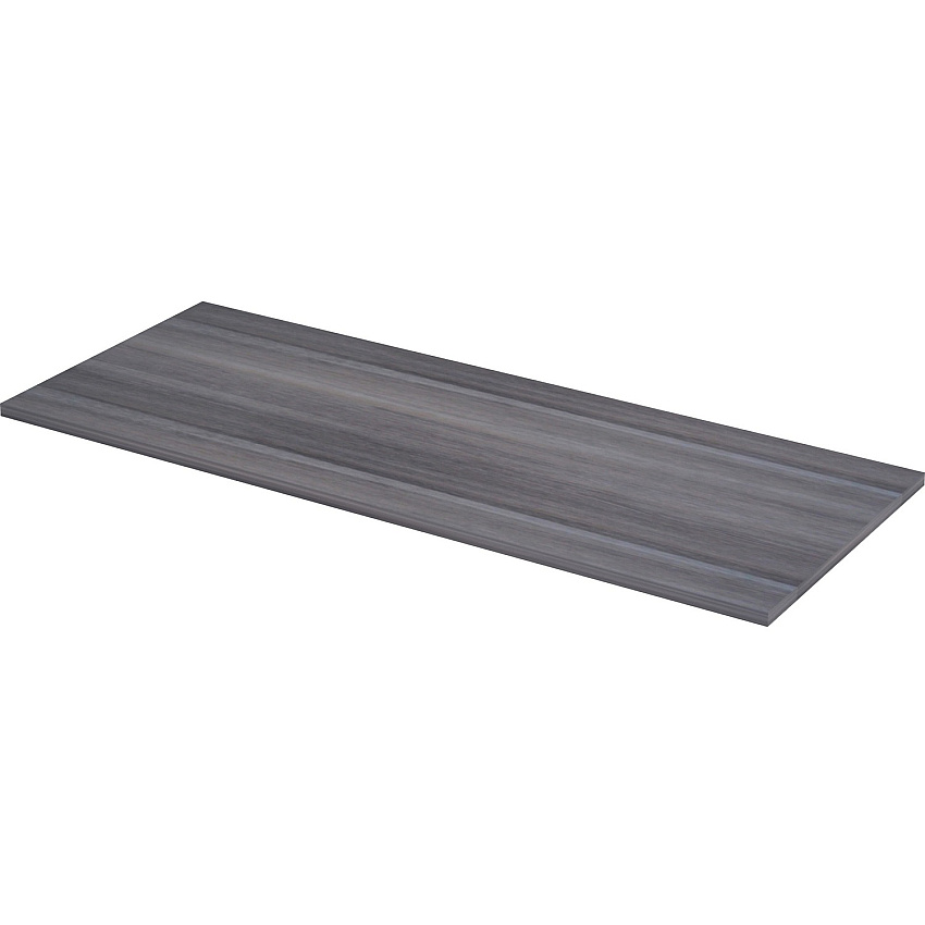 Lorell Relevance Series Tabletop Rectangle - 59.9" Width x 23.6" Depth x 1" Thickness Table Top - Straight Edge - Finish: Charcoal, Laminate - Edge Banding - 1 Each (LLR16202)
