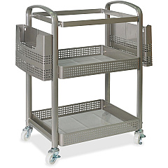 Lorell Mobile File Cart 12.50" Length x 22.40" Width x 25.25" Height - Metal Frame - Champagne Gold - 1 Each (LLR45654) Lorell Mobile File Cart 12.50" Length x 22.40" Width x 25.25" Height - Metal Frame - Champagne Gold - 1 Each (LLR45654)