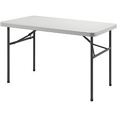 Lorell Ultra-Lite Banquet Table Light Gray Rectangle Top - Dark Gray Base - 450 lb Capacity - 48" Table Top Width x 30" Table Top Depth x 2" Table Top Thickness - 29" Height - Indoor, Outdoor, Banquet - Gray - High-density Polyethylene (HDPE) T (LLR66657) Lorell Ultra-Lite Banquet Table Light Gray Rectangle Top - Dark Gray Base - 450 lb Capacity - 48" Table Top Width x 30" Table Top Depth x 2" Table Top Thickness - 29" Height - Indoor, Outdoor, Banquet - Gray - High-density Polyethylene (HDPE) T (LLR66657)