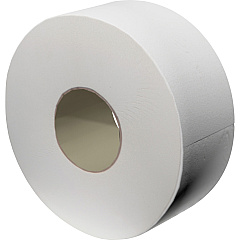 Solaris Paper Livi Jumbo Bath Tissue 2 Ply - 3.30" Width x 850 ft Length - 3 19/64" Core - White - Fiber - 12 / Carton (23724)