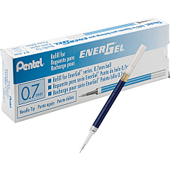 Pentel EnerGel Retractable Liquid Pen Refills 0.70 mm , Medium Point - Blue Ink - Smudge Proof, Smear Proof, Quick-drying Ink, Glob-free, Smooth Writing - 12 / Box (LRN7CBX) Pentel EnerGel Retractable Liquid Pen Refills 0.70 mm , Medium Point - Blue Ink - Smudge Proof, Smear Proof, Quick-drying Ink, Glob-free, Smooth Writing - 12 / Box (LRN7CBX)