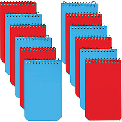 Rediform Wirebound Memo Notebooks 60 Sheets - Wire Bound - 3" x 5" Sheet Size - White Paper - Assorted Cover - 12 / Box (31120BX) Rediform Wirebound Memo Notebooks 60 Sheets - Wire Bound - 3" x 5" Sheet Size - White Paper - Assorted Cover - 12 / Box (31120BX)