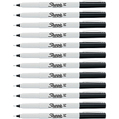 Sharpie Ultra Fine Permanent Markers Alcohol Based - 12 / Dozen (37121DZ) Sharpie Ultra Fine Permanent Markers Alcohol Based - 12 / Dozen (37121DZ)
