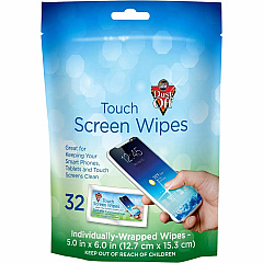 Dust-Off Electronics Screen Wipes - DTSW32 For Multipurpose - BluePouch - 32 / Pack (DTSW32M) Dust-Off Electronics Screen Wipes - DTSW32 For Multipurpose - BluePouch - 32 / Pack (DTSW32M)