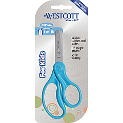 Westcott Blunt Tip 5" Kids Scissors 5" Blade Length - 5" Overall Length - Stainless Steel - Blunted Tip - Assorted - 30 / Pack (16656)