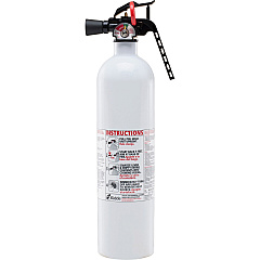 Kidde Fire Kitchen Fire Extinguisher Lightweight, Non-toxic, Corrosion Resistant, Impact Resistant, Rust Resistant - White - 1 Each (21008173MTL)