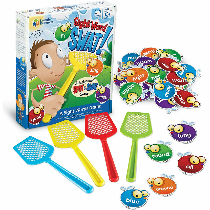 Learning Resources Sight Words Swat! A Sight Words Game Learning - 1 Each (LER8598)