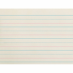 Zaner-Bloser Broken Midline Ruled Paper Printed - 1.13" Ruled - 30 lb Basis Weight - 8" x 10 1/2" Sheet Size - White Paper - 1 Ream (ZP2610) Zaner-Bloser Broken Midline Ruled Paper Printed - 1.13" Ruled - 30 lb Basis Weight - 8" x 10 1/2" Sheet Size - White Paper - 1 Ream (ZP2610)