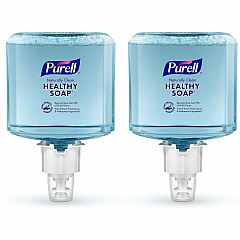 PURELL® ES6 CRT HEALTHY SOAP™ Naturally Clean Foam Naturally Clean Scent - 1.27 quart - Dirt Remover, Kill Germs - Skin - Antibacterial - Blue - Preservative-free, Paraben-free, Phthalate-free, Dye-free, Bio-based, Quick Rinse - 2 / Car (647102) PURELL® ES6 CRT HEALTHY SOAP™ Naturally Clean Foam Naturally Clean Scent - 1.27 quart - Dirt Remover, Kill Germs - Skin - Antibacterial - Blue - Preservative-free, Paraben-free, Phthalate-free, Dye-free, Bio-based, Quick Rinse - 2 / Car (647102)