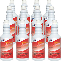 Genuine Joe Acid Bowl Cleaner Ready-To-Use - 32 fl oz (1 quart) - Pleasant Scent - Aqua Marine - 12 / Carton (GJO99676CT)