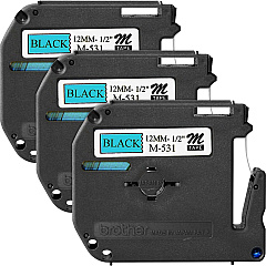Brother P-touch Nonlaminated M Series Tape Cartridge (M531BD)