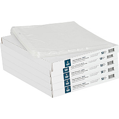 Business Source Sheet Protectors For Letter 8 1/2" x 11" Sheet - 3 x Holes - Ring Binder - Top Loading - Rectangular - Clear - Polypropylene - 50/Box - 5 / Bundle (BSN16512BD)