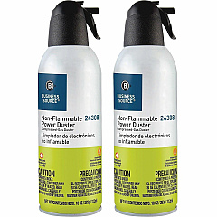 Business Source Nonflammable Power Duster For Computer Equipment - 10 oz - Non-flammable, Ozone-safe - MultiCan - 2 / Pack (BSN24309) Business Source Nonflammable Power Duster For Computer Equipment - 10 oz - Non-flammable, Ozone-safe - MultiCan - 2 / Pack (BSN24309)