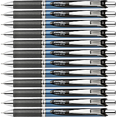 Pentel EnerGel RTX Liquid Gel Pens 0.5 mm Fine Needle Pen Point - Refillable - Retractable - Black Ink - Gel-based - Blue Barrel - Stainless Steel Tip - 12 / Box (BLN75ABX) Pentel EnerGel RTX Liquid Gel Pens 0.5 mm Fine Needle Pen Point - Refillable - Retractable - Black Ink - Gel-based - Blue Barrel - Stainless Steel Tip - 12 / Box (BLN75ABX)