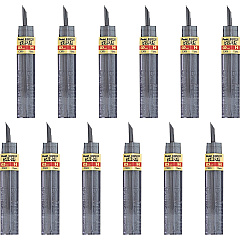 Pentel Super Hi-Polymer Leads 0.5 mm , Fine Point - H - Black Lead - 12/Tube - 12 / Box (C505HBX) Pentel Super Hi-Polymer Leads 0.5 mm , Fine Point - H - Black Lead - 12/Tube - 12 / Box (C505HBX)