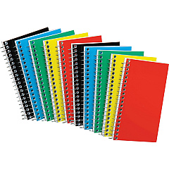 Ampad Sidebound Memo Notebooks 50 Sheets - Wire Bound - 5" x 3" Sheet Size - White Paper - Assorted Pressboard Cover - Mediumweight, Rigid - 10 / Bundle (25095BD) Ampad Sidebound Memo Notebooks 50 Sheets - Wire Bound - 5" x 3" Sheet Size - White Paper - Assorted Pressboard Cover - Mediumweight, Rigid - 10 / Bundle (25095BD)