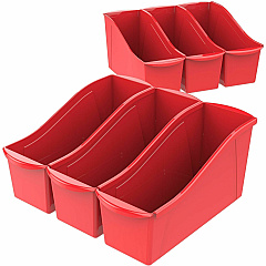 Storex Multiuse Bins Red 6/pkg (71102U06C) Storex Multiuse Bins Red 6/pkg (71102U06C)