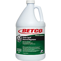 Betco Green Earth Natural Degreaser Concentrate - 128 fl oz (4 quart) - Bio-based, Phosphate-free - Dark Green - 1 Each (2170400)