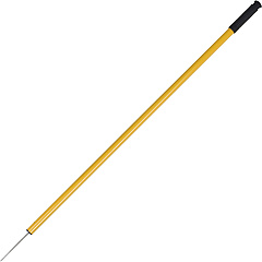 Ettore Trash Picker 44" Reach - Lightweight, Extended Tip, Safety Guard, Ergonomic Handle - Steel - Gold - 1 Each (49042)
