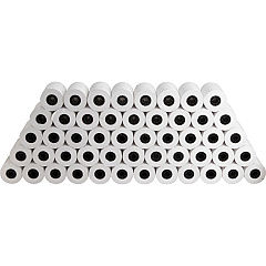 Business Source Thermal Paper Rolls 2 1/4" x 80 ft - 48 g/m² Grammage - Smooth - White - 50 / Carton (BSN01018)