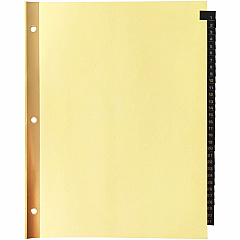 Business Source 1-31 Black Leather Tab Index Dividers 31 Printed Tab(s) - Digit - 1-31 - 8.5" Divider Width x 11" Divider Length - Letter - 3 Hole Punched - Buff Paper Divider - Black Leather Tab(s) - 20% Recycled - Heavy Duty, Reinforced Edges (BSN01182)