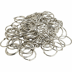 Business Source Standard Book Rings 3" Diameter - Silver - Nickel Plated - 10/Box - 5 / Bundle (BSN01441BD) Business Source Standard Book Rings 3" Diameter - Silver - Nickel Plated - 10/Box - 5 / Bundle (BSN01441BD)