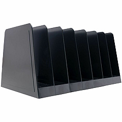Business Source Desk Step Sorter 4.50" Height x 8.75" Width x 5.50" Depth - Desktop - Durable - 25% Recycled - Black - Plastic - 1 Each (BSN11876) Business Source Desk Step Sorter 4.50" Height x 8.75" Width x 5.50" Depth - Desktop - Durable - 25% Recycled - Black - Plastic - 1 Each (BSN11876)