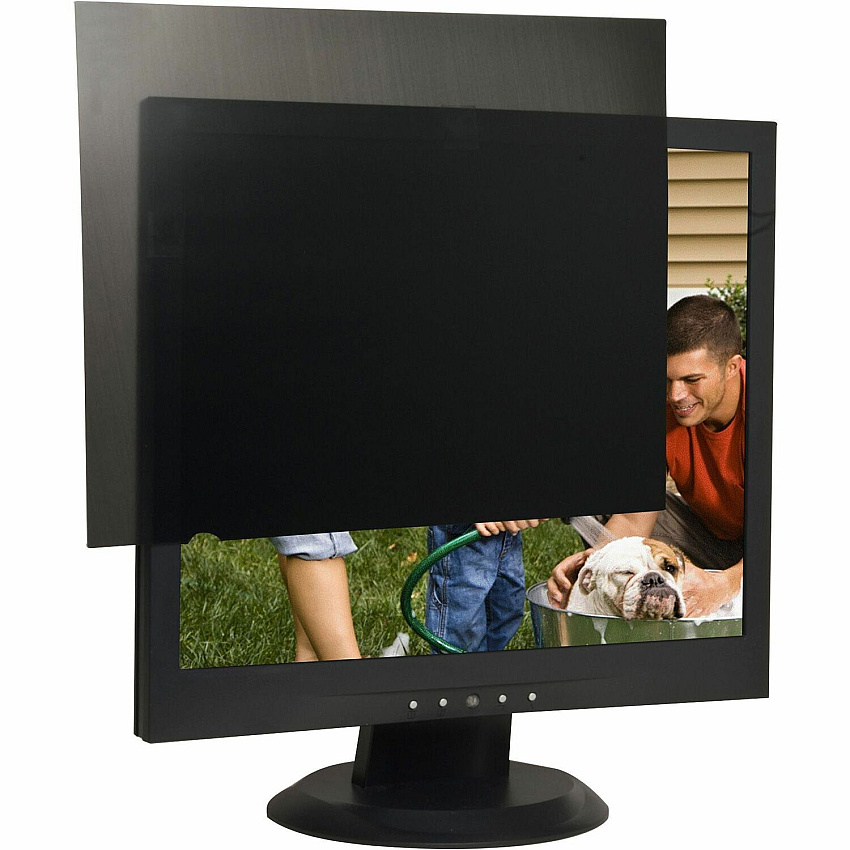 Business Source 19" Monitor Blackout Privacy Filter Black For 19" LCD Monitor - 5:4 - Damage Resistant - Anti-glare - 1 Each (BSN20667)