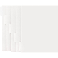 Business Source Straight Collated Print-on Tab Divider Print-on Tab(s) - 5 Tab(s)/Set - 9" Divider Width x 11" Divider Length - Letter - White Divider - White Tab(s) - Unpunched - 1 Box (BSN21002) Business Source Straight Collated Print-on Tab Divider Print-on Tab(s) - 5 Tab(s)/Set - 9" Divider Width x 11" Divider Length - Letter - White Divider - White Tab(s) - Unpunched - 1 Box (BSN21002)