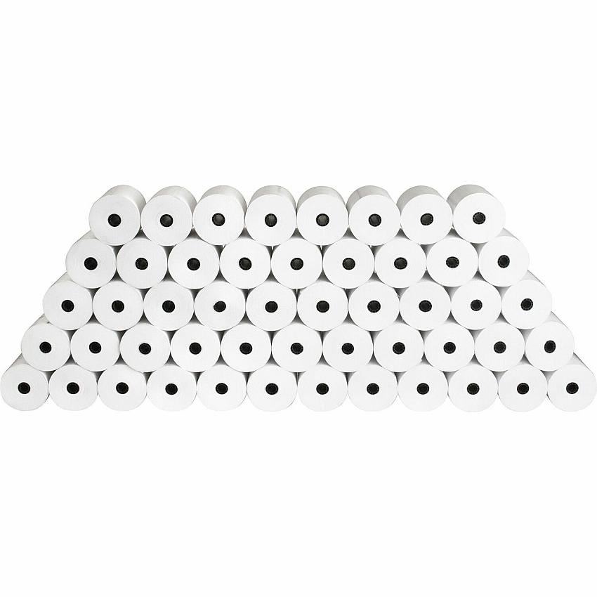 Business Source Thermal Paper 3 1/8" x 273 ft - 48 g/m² Grammage - Smooth - White - 50 / Carton (BSN25345)