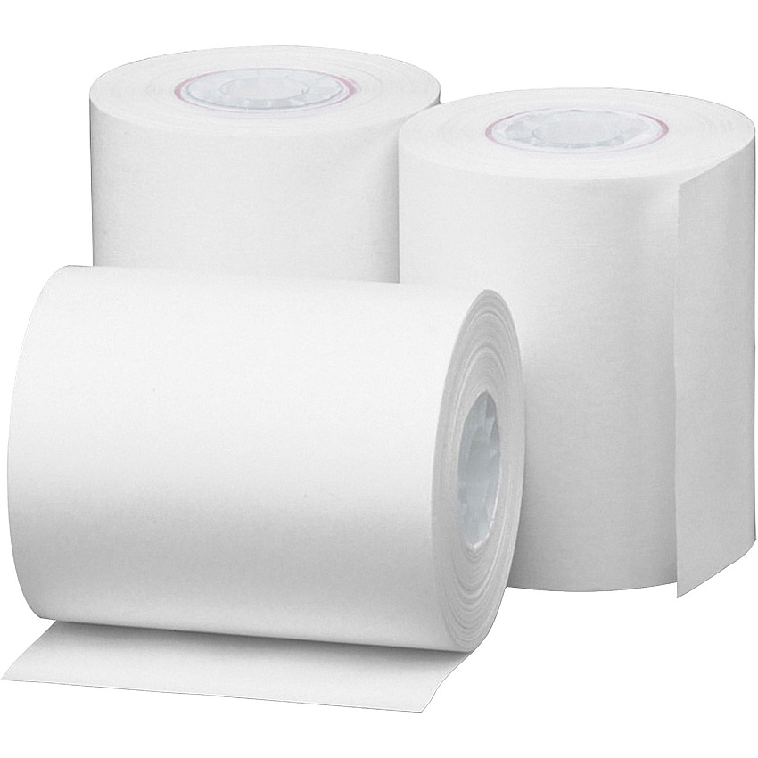 Business Source Thermal Paper 2 1/4" x 85 ft - 48 g/m² Grammage - Smooth - White - 3 / Pack (BSN25347)